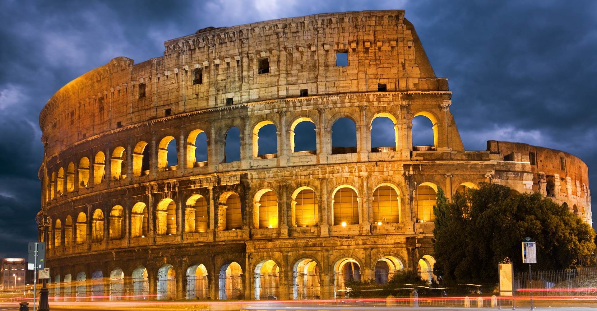 Das Kolosseum als Wahrzeichen Roms.
